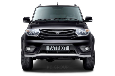 Защита переднего бампера Ø63мм "Волна" (НПС) UAZ Patriot 2014- (05020103)