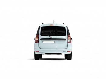 Защита заднего бампера угловая Ø51мм (ППК ИСКРА Серебристый) LADA Largus 2012-, Largus Cross 2015- (LLA330101)