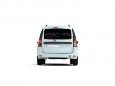 Защита заднего бампера угловая Ø51мм (ППК ИСКРА Серебристый) LADA Largus 2012-, Largus Cross 2015- (LLA330101)