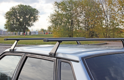 Багажники АЭРО с креплением за водосток (1200 мм, черные) для а/м семейства Самара, Самара 2 (2040-02-А12-1-02)