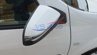 Боковые зеркала нового образца для Lada Largus FL (неокрашенные, электропривод, обогрев, повторитель)