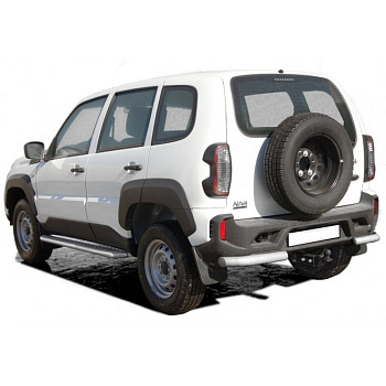 Защита заднего бампера «Уголки Люкс» (d63.5) , NIVA Travel (арт. 3141)