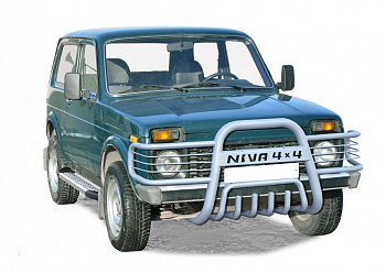 Передок с загнутыми ушами с доп.защитой двиг. (d63.5) 21214-31 «Нива» (арт. 0382)