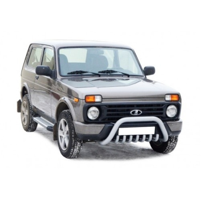 Передок «Акула» (d63.5) с доп. защитой двигат. Urban 4x4 (арт. 0372)