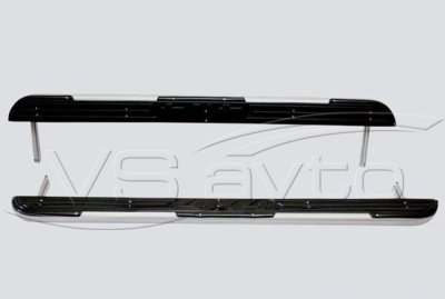 Пороги с пластиковой накладкой ВАЗ 2131 (арт. 0320) Пороги с пластиковой накладкой ВАЗ 2131 (арт. 0320)