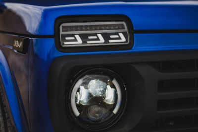 Подфарники диодные (тонированные) Лада 4х4