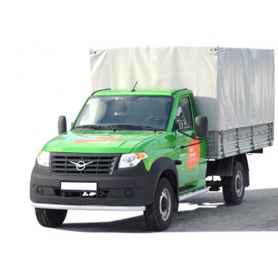 Защита переда «Труба» нерж. (d63,5) УАЗ Профи (арт. 1474)