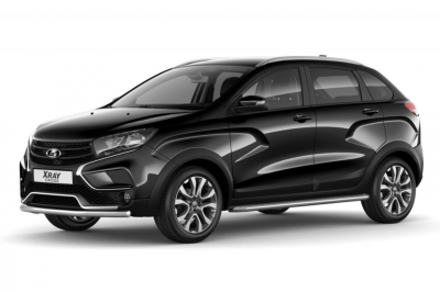 Защита порогов с алюм. площадкой Ø51мм (НПС) LADA XRay Cross 2018- (LXC220302)