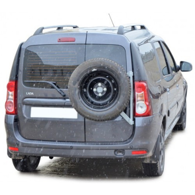 Кронштейн крепления запасного колеса (ППК, серебристый) LADA Largus 2012- (LLA330502)