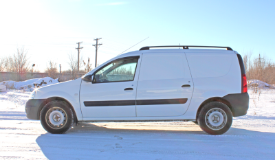 Рейлинги (черные) для автомобиля LADA LARGUS (2012-) (0239-02)