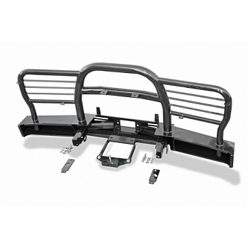 Бампер передний силовой под лебедку с защитой переда УАЗ HUNTER (арт. 0495)