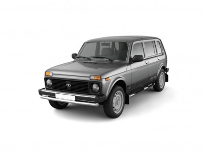 Защита порогов с накладками Ø63мм (НПС) LADA "4х4 2131" 1995- (LNU220302)