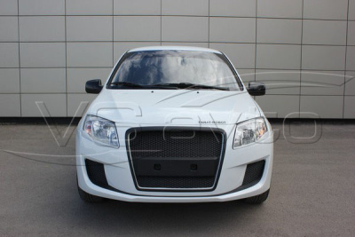 Бампер передний "Я-робот" Лада Гранта (сетка)