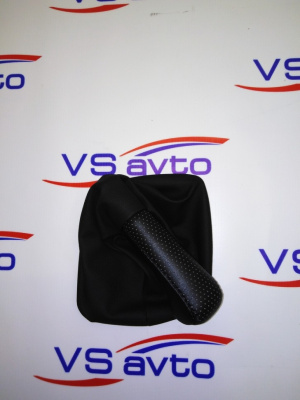 Ручка КПП Лада Приора (перфорированная кожа)