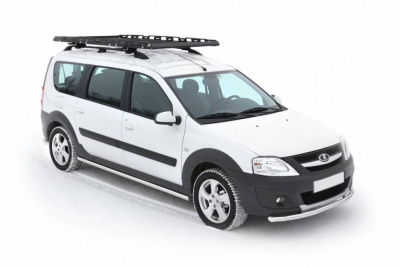 Защита переднего бампера одинарная Ø51мм (НПС) LADA Largus Cross 2015-20 (LLC220201)
