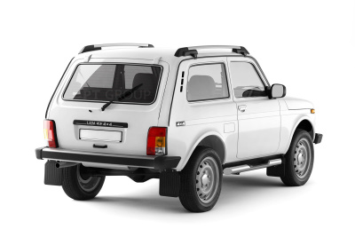 Защита порогов с накладками Ø76мм (НПС) Лада 4х4 2121 1995-/ 4x4 Urban 2015- (LNI220303)