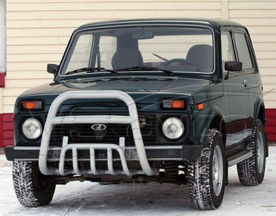 Дуга передняя «Верх с трубой» (d 63,5) ВАЗ 21213-2131 (арт. 0334)