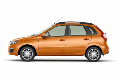 Рейлинги "Комфорт" (серебристые) LADA Kalina I Хэтчбек 2004-2013, II Хэтчбек 2013-2018/ Granta Хэтчбэк 2018- (LKX-04-551522.46)
