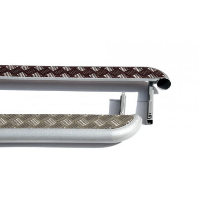 Пороги с алюминиевым листом (d 63,5) ВАЗ 21213 (арт. 0339) Пороги с алюминиевым листом (d 63,5) ВАЗ 21213 (арт. 0339)