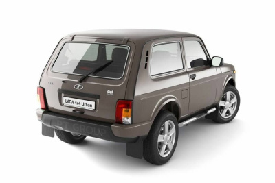 Защита порогов с накладками Ø63мм (НПС) Лада 4х4 2121 1995-/ 4x4 Urban 2015- (LNI220302)