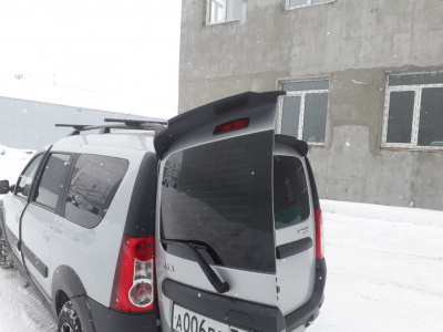 Спойлер двухсоставной, широкий "Кураж" Лада Ларгус