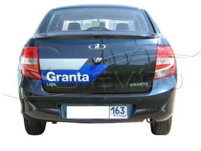 Лип-Спойлер "Кураж" широкий Лада Гранта (седан)