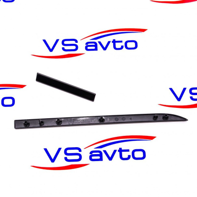 Молдинги панели приборов Лада Приора 2 (черный лак)