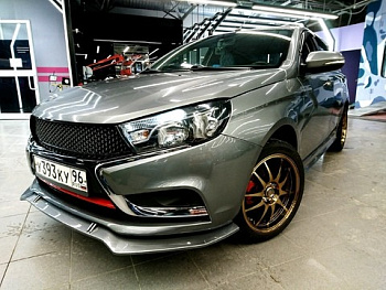 Сплиттер "Кураж" (цельный) Лада Веста