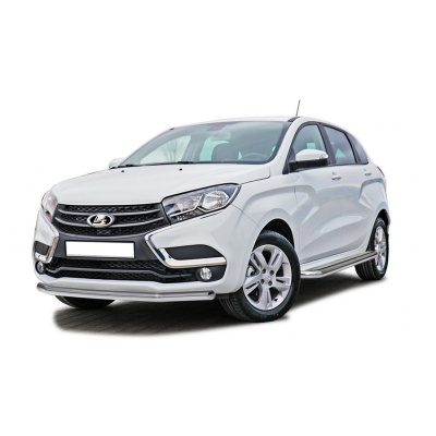 Защита переда «Труба» (d.51) Lada X-Ray (арт. 3414)