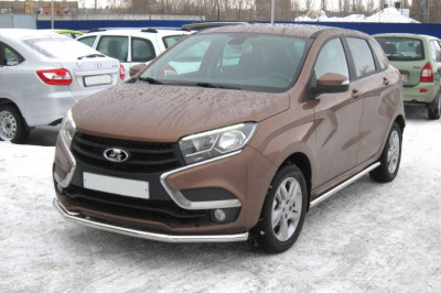 Защита порогов прямая Ø51мм (НПС) LADA XRay 2016- (LXR220301)