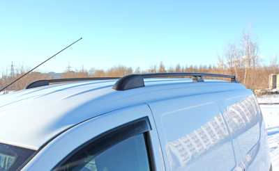 Рейлинги (черные) для автомобиля LADA LARGUS (2012-) (0239-02)