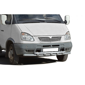 Защита переда «Труба двойная» (d63,5\d51) Газель (арт. 3428)