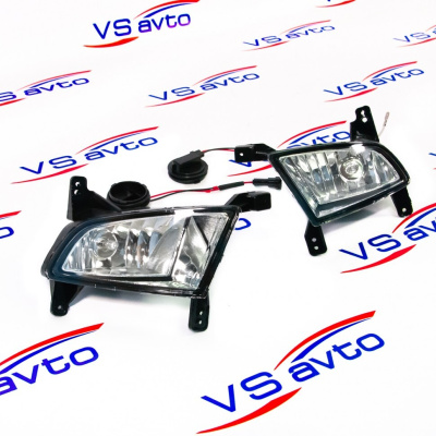 Противотуманные фары в бампер нового образца Лада Приора