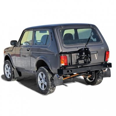 Бампер задний силовой с кронштейном запасного колеса Urban 4х4 (арт. 3314)