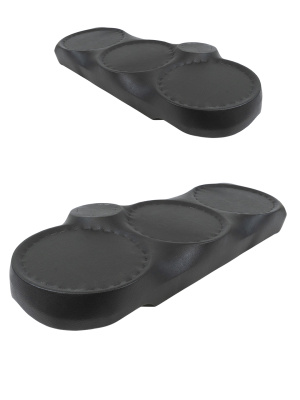 Подиумы ВАЗ 2114, 15 (3-х компонентные, 20х20х20х РУПОРНЫЙ ТВИТЕР) на обивку 2114 ЛЮКС-3