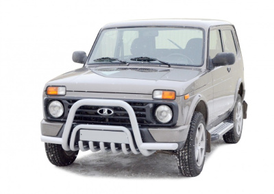 Передок «Низкий» (d63.5) с усами и доп. защитой двигателя Urban 4x4 (арт. 0378) Передок «Низкий» (d63.5) с усами и доп. защитой двигателя Urban 4x4 (арт. 0378)