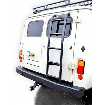 Лестница на заднюю 2-х створчатую дверь УАЗ 452 Буханка (арт. 3490)