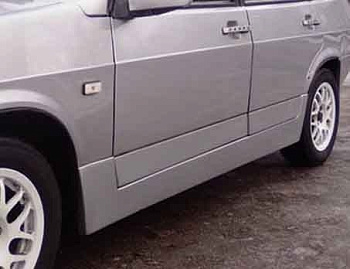 Пороги + накладки на двери "Миллер Пилот" ВАЗ 2114