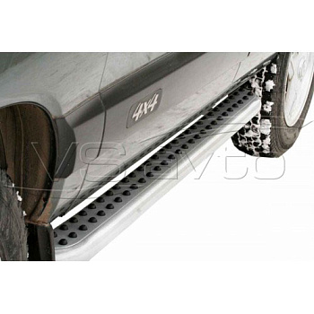 Пороги "Эксклюзив" ВАЗ 2123 Шевроле Нива (арт. 0135)