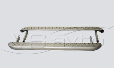 Пороги «Трофи» с металлическим листом ВАЗ 21213 (арт. 0341)