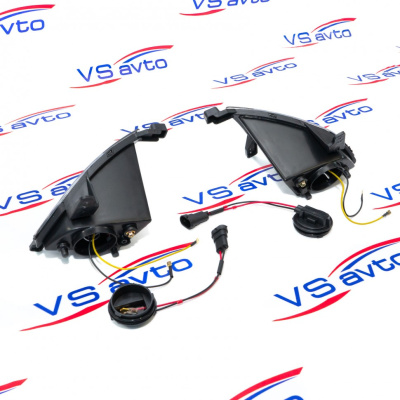 Противотуманные фары LED Лада Приора 2 (двухрежимные белый/желтый)