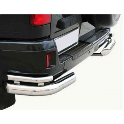 Защита заднего бампера «Уголки двойные» УАЗ ПАТРИОТ (арт. 0435)