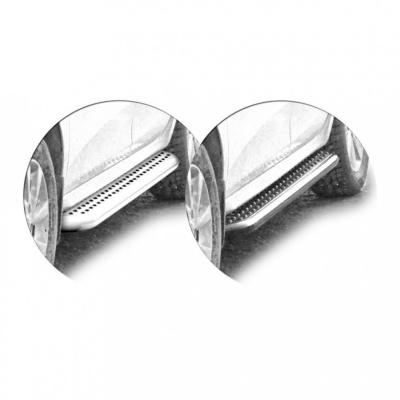 Защита порогов с резинкой «Эксклюзив» (d.51) Lada X-Ray (арт. 3455)