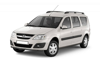 Защита переднего бампера одинарная Ø51мм (ППК ШАГРЕНЬ Черный) LADA Largus 2012-20 (LLA330202)