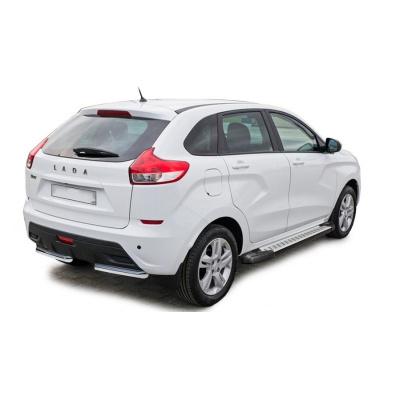 Защита заднего бампера «Уголки» (d.51) Lada X-Ray (арт. 3419)