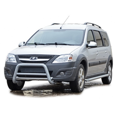 Защита переда, нерж. (d.63) Лада Ларгус (арт. 1445)