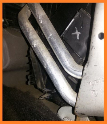 Дефлектор печки "Теплые ноги" Лада Ларгус (2012 -)