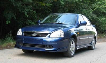 Юбка (спойлер) переднего бампера "Credo mini" ВАЗ 21703