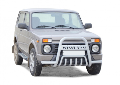 Передок с «Усами» и доп. защитой двиг. (d63.5) Urban 4x4 (арт. 0376)