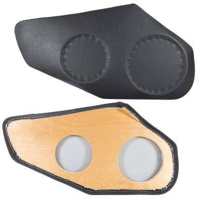 Подиумы Toyota Camry (2-х компонентные, 20х16 см), (выпуск  2011-16 г.г.), на обивке срезается подстаканник